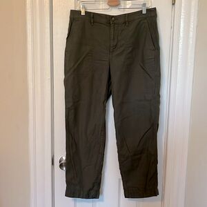 J. Crew Cropped Twill Pants